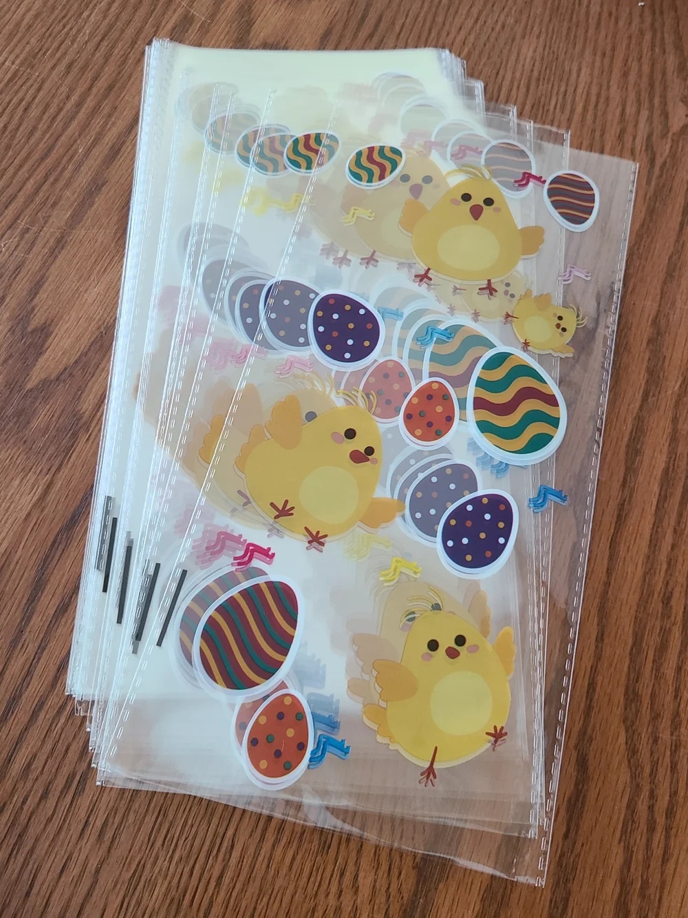 Easter Cellophane Bags - Chicks
